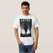 T-Shirt à manches courtes blanches design Leons' K (Devant entier)
