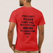 T-shirt à manches courtes : impossible de plaire à (Dos)