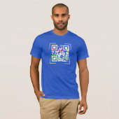 T-shirt à manches courtes QR Code Jersey (Devant entier)