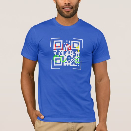 T-shirt à manches courtes QR Code Jersey (Devant)