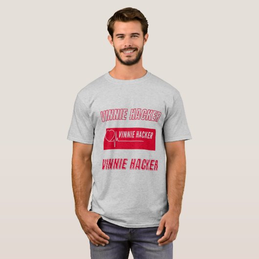 T-shirt à manches courtes Vinnie Hacker Unisex  (Devant entier)