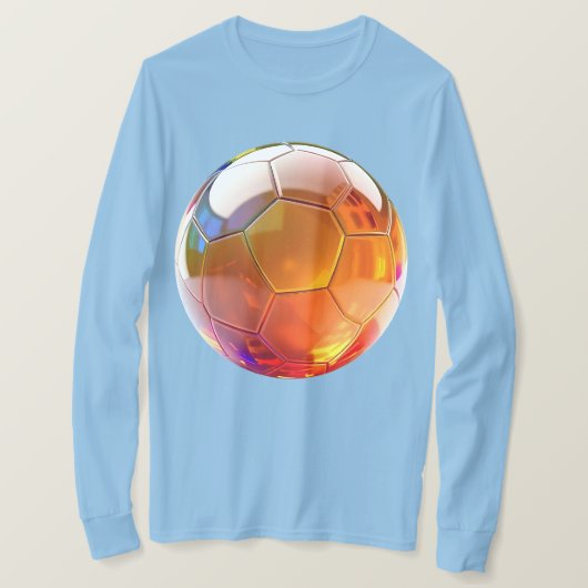 T-shirt à manches longues à bille d'or (Design devant)