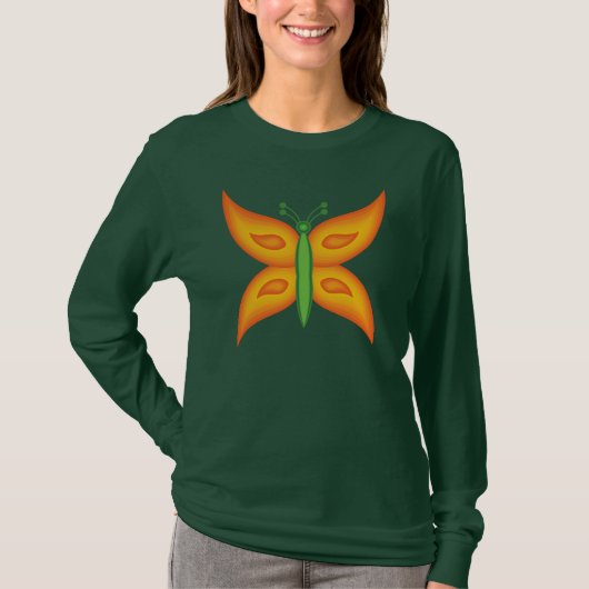 T-Shirt à manches longues Alien Butterfly (Devant)