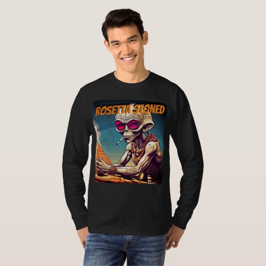 T-Shirt à manches longues Alien Rosetta Stoned (Devant entier)