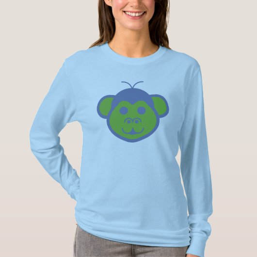 T-Shirt à manches longues Alimon (Singe Alien) (Devant)