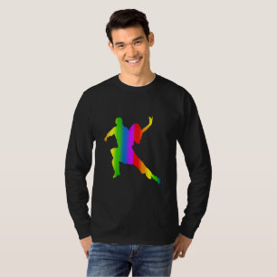 T-Shirt à manches longues arc-en-ciel de salsa col