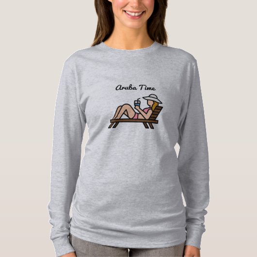 T-shirt à manches longues Aruba (Devant)