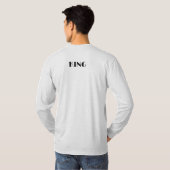 T-Shirt à manches longues avec couronne d'image de (Dos entier)