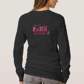 T-Shirt à manches longues avec couronne rose Joyeu (Dos)