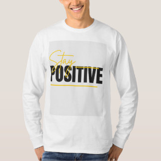 T-shirt à manches longues avec design restez posit