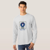 T-Shirt à manches longues avec emblème centré (VEC (Devant entier)