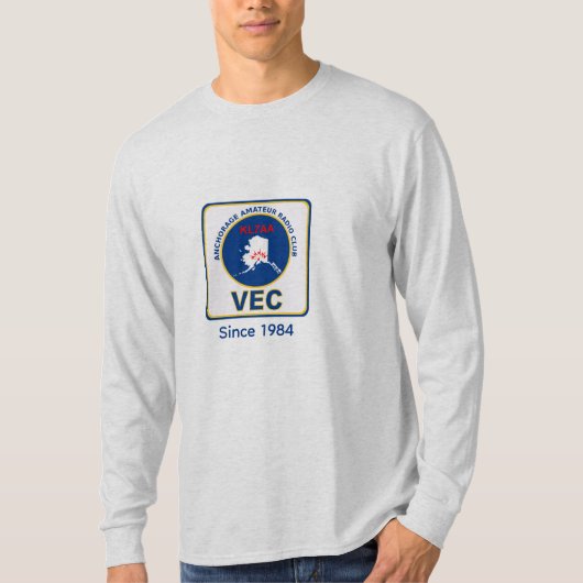 T-Shirt à manches longues avec emblème centré (VEC (Devant)