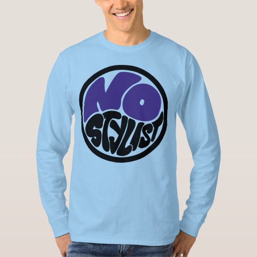 T-Shirt à manches longues avec emblème double purp (Devant)