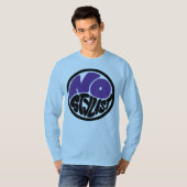 T-Shirt à manches longues avec emblème double purp (Devant entier)