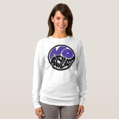 T-Shirt à manches longues avec emblème double purp (Devant entier)