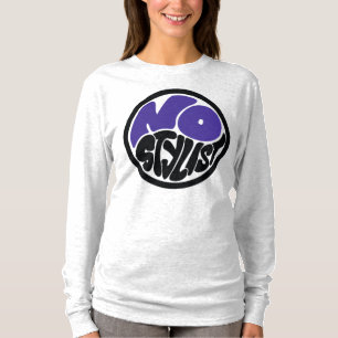 T-Shirt à manches longues avec emblème double purp