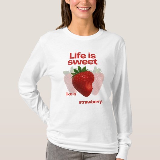 T-Shirt à manches longues Berry Cute (Devant)