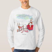 T-shirt à manches longues blanches pour hommes du (Devant)