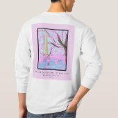 T-shirt à manches longues Cherry Blossom de Washin (Dos)