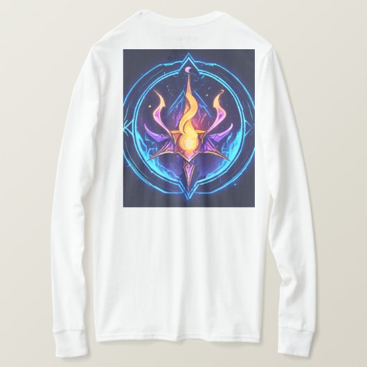 T-shirt à manches longues de base (Design dos)