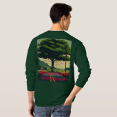 T-shirt à manches longues de base - Anime Tree min (Dos entier)
