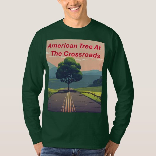 T-shirt à manches longues de base - Anime Tree min (Devant)