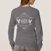 T-shirt à manches longues de base pour femmes BADE (Dos)