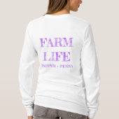 T-shirt à manches longues de la ferme pourpre (Dos)