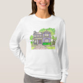 T-shirt à manches longues de la ferme pourpre (Devant)