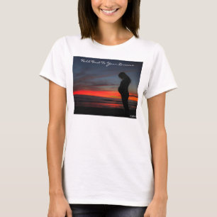 T-shirt à manches longues de la maternité - Tenir