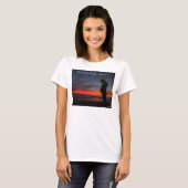 T-shirt à manches longues de la maternité - Tenir (Devant entier)