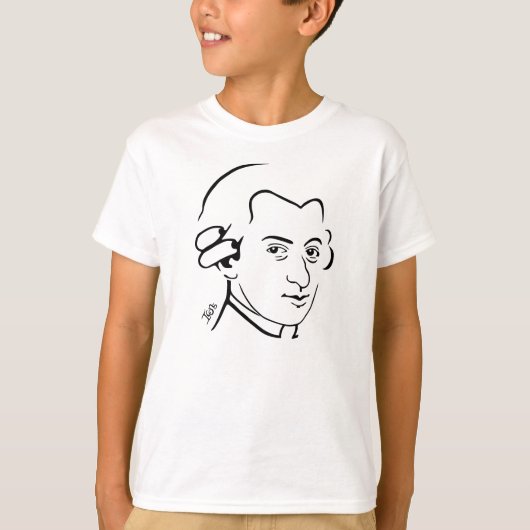 T-shirt à manches longues de Wolfgang Amadeus Moza (Devant)
