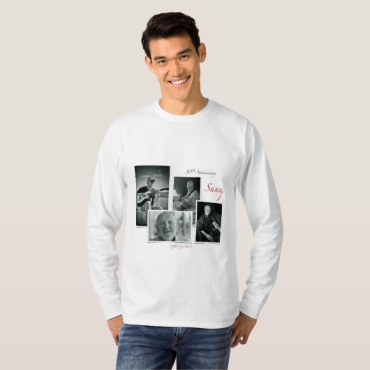 T-shirt à manches longues du 50e anniversaire de S (Devant entier)