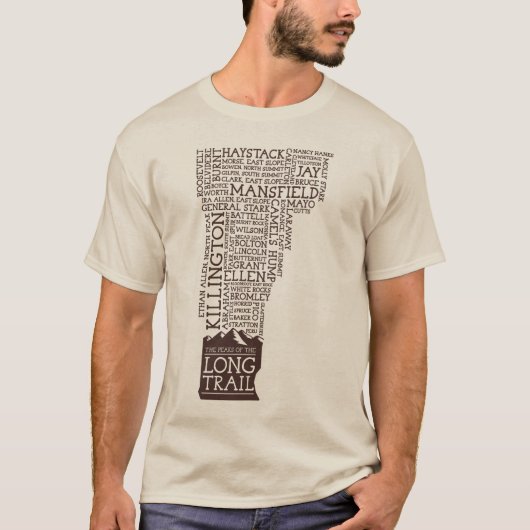 T-Shirt à manches longues du Vermont Long Trail (L (Devant)