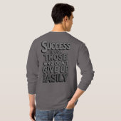 T-shirt à manches longues foncées aux Etats-Unis - (Dos entier)