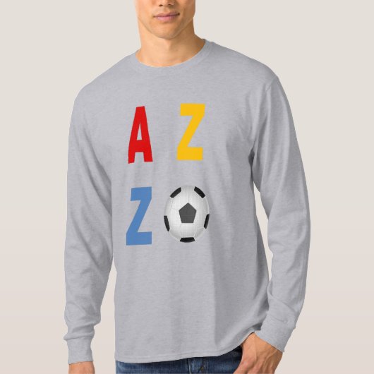 T-Shirt à manches longues gris pour hommes ARIZONA (Devant)