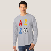 T-Shirt à manches longues gris pour hommes ARIZONA (Devant entier)
