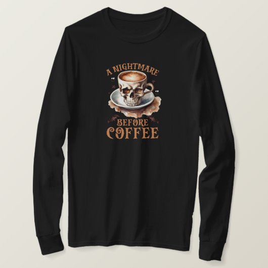 T-Shirt à manches longues Halloween (Design devant)