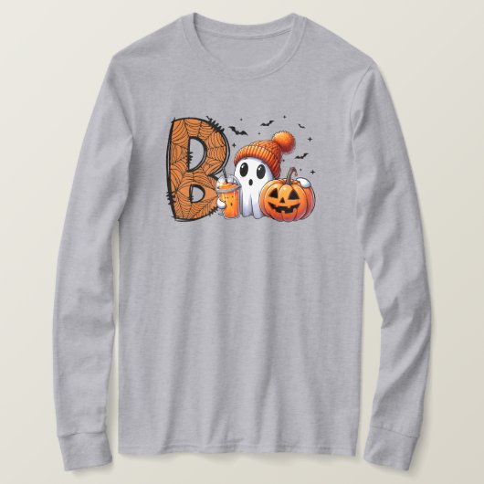 T-shirt à manches longues Halloween (Design devant)
