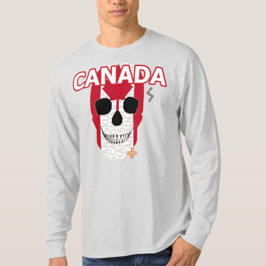 T-shirt à manches longues HANDSKULL Canada B2 (Devant)