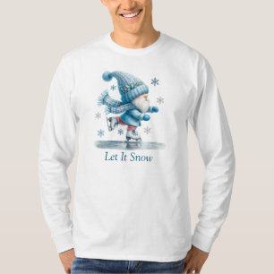 T-shirt à manches longues Let It Snow