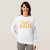 T-Shirt à manches longues maman de basket (Devant entier)