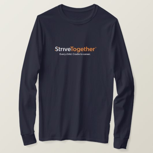 T-Shirt à manches longues - Navy (Design devant)