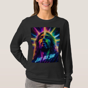 T-Shirt à manches longues Neon Jesus Rockstar Basi