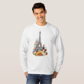 T-shirt à manches longues Paris France (Devant entier)