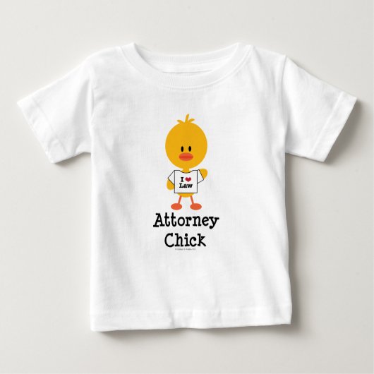 T-shirt à manches longues pour bébé procureur (Devant)