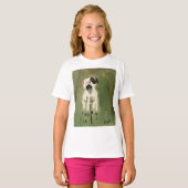 T-shirt à manches longues pour chiot à mâchoire (Devant entier)
