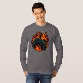 T-Shirt à manches longues pour console de gamers (Devant entier)