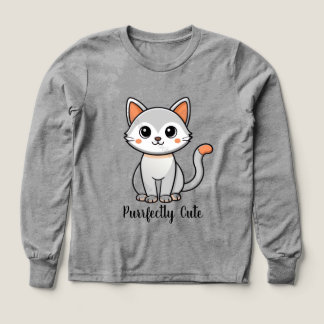 T-shirt à manches longues pour enfants avec un cha