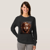 T-shirt à manches longues pour femmes 9 (Devant entier)